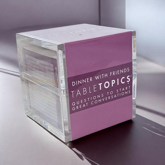 Dinner With Friends Table Topics Game Questions To Start Conversations NEW - Picture 1 of 5